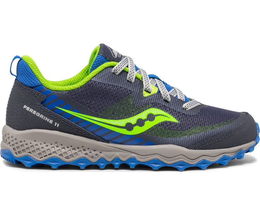 Tenis Saucony Peregrine 11 Shield Niños Azules Verdes | México 896SGLO